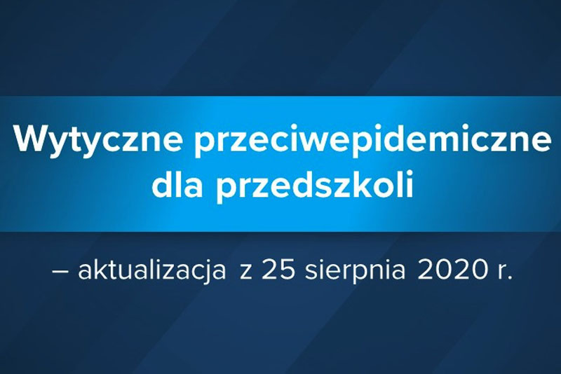 Nowe Wytyczne Dla Przedszkoli 2021 Portal WRC - GIS zaktualizował wytyczne dla przedszkoli